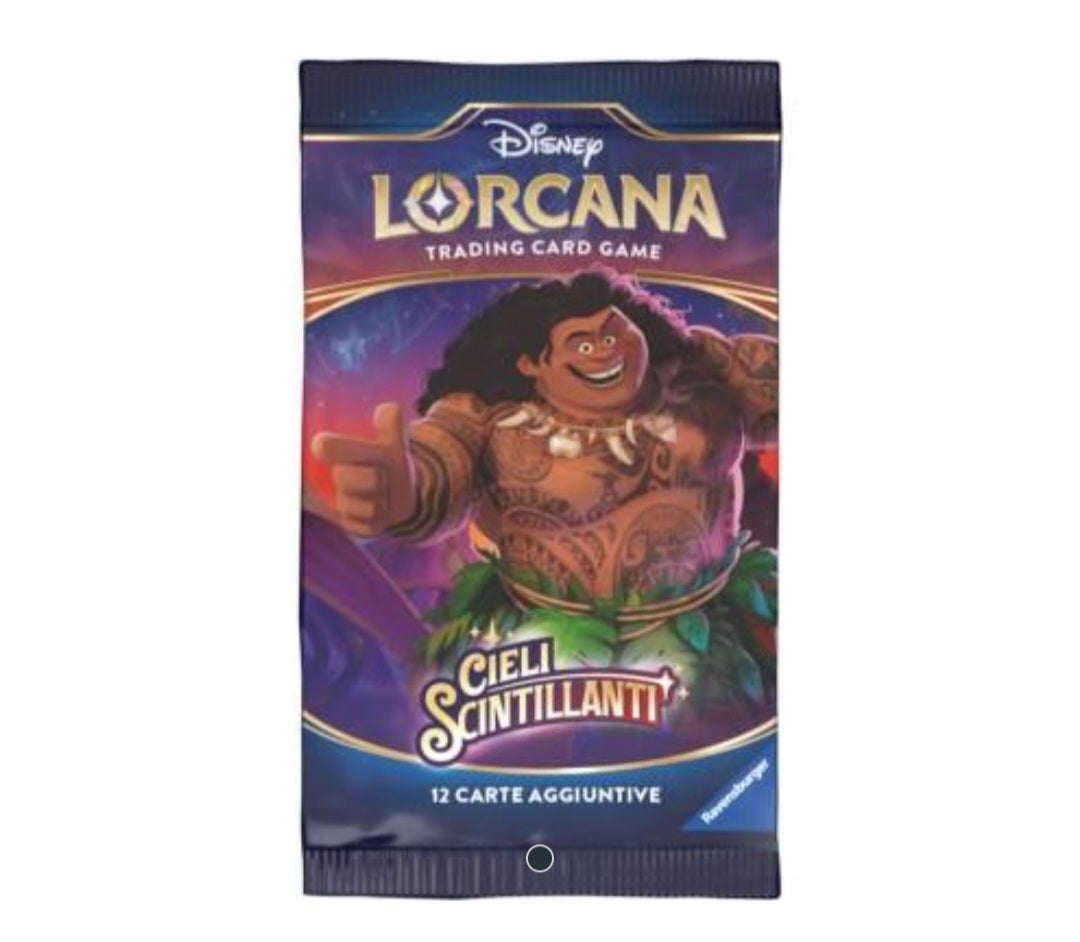 Disney Lorcana: Cieli Scintillanti - Bustina Singola (12 Carte) ITA